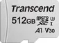 Transcend 300S R100/W85 microSDXC 512GB Kit, UHS-I U3, A1, Class 10