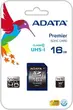 ADATA Premier SDHC 16GB, UHS-I U1, Class 10