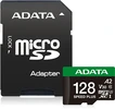 ADATA SPEED PLUS R180/W160 microSDXC 128GB Kit, UHS-I U3, A2, Cla...