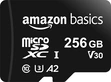 AmazonBasics Normal Speed R100/W90 microSDXC 256GB Kit, UHS-I U3,...