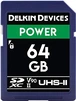 Delkin Power 2000X R300/W250 SDXC 64GB, UHS-II U3, Class 10