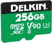 Delkin Power 2000X R300/W250 microSDXC 256GB Kit, UHS-II U3, Clas...