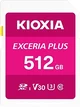 KIOXIA EXCERIA PLUS R100/W85 SDXC 512GB, UHS-I U3, Class 10