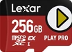 Lexar PLAY PRO R900/W600 microSDXC Express 256GB, Class 10, SD Ex...
