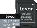 Lexar Professional 1066x Silver Series R160/W70 microSDXC 64GB Ki...
