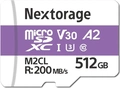 Nextorage NX-M2CL R200 microSDXC 512GB, UHS-I U3, A2, Class 10