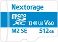 Nextorage NX-M2SE R280/W190 microSDXC 512GB, UHS-II U3, Class 10