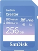 SanDisk Creator R280/W150 SDXC 256GB, UHS-II U3, Class 10