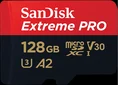 SanDisk Extreme PRO R200/W90 microSDXC 128GB Kit, UHS-I U3, A2, Class 10