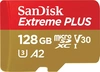 SanDisk Extreme PLUS R170/W90 microSDXC 128GB Kit, UHS-I U3, A2, ...