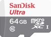 SanDisk Ultra R100 microSDXC 64GB Kit, UHS-I, Class 10