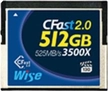 Wise Advanced Blue 3500X R525/W450 CFast 2.0 CompactFlash Card 51...