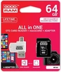 goodram M1A4 R60 microSDXC 64GB Kit, UHS-I, Class 10