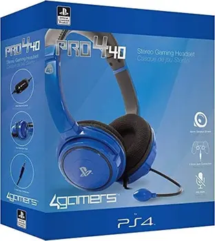 4Gamers Pro4-40 stereo Gaming headset blue