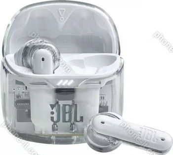 JBL Tune Flex Ghost Edition white