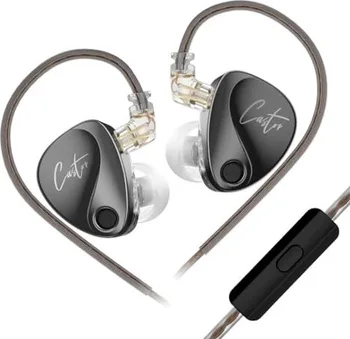 KZ Castor с микрофоном black