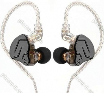 KZ ZSN Pro X with microphone black