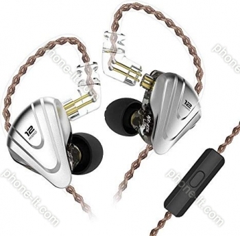 KZ ZSX with microphone silver