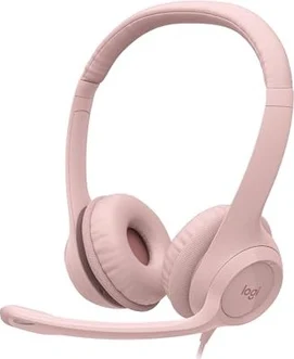 Logitech H390 розовый
