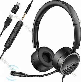 New Bee USB headset H360 black