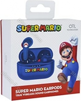 OTL TWS Earpods Nintendo Super Mario Blue