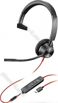 Poly Blackwire 3315, Microsoft, USB-A