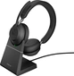 Jabra Evolve2 65 стерео USB-C UC with Charging Stand черный
