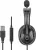 Manhattan Mono USB headset with reversible microphone
