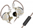 KZ ZS10 Pro with microphone glare gold