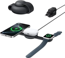 Anker MagGo беспроводная зарядная станция (3-в-1, складная) black