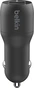 Belkin BoostCharge Dual USB-A зарядка в машину 24W + USB-A to USB-C black