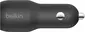 Belkin BoostCharge Dual USB-A автомобильное зарядное устройство 24W black