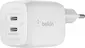Belkin BoostCharge Pro USB-C-GaN charger with two connectors and PPS (45W) white