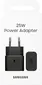 Samsung 25W Power adapter cordless black
