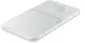 Samsung wireless Charger Duo with travel adapter white