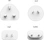 Sandberg 3in1 TravelCharger USB-C/A 65W white