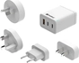 Sandberg 3in1 TravelCharger USB-C/A 65W white