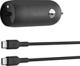 Belkin BoostCharge 30W USB-C зарядка в машину с USB-C/USB-C cable black