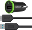 Belkin зарядка в машину + USB cable, 1x USB, 2.1A