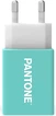 Celly Pantone wall Charger USB white/light blue
