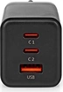 Nedis Charger 65W GaN quick charging function 3x USB-A/2x USB-C b...