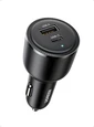 Ugreen USB C зарядка в машину 63W 2-Ports black