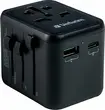 Verbatim UTA-01 universal Reiseadapter black