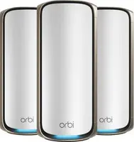 Netgear Orbi Wi-Fi 7, 970 series, BE27000, RBE973S, Router and 2x satellite set, 3er-Bundle