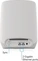 Netgear Orbi Wi-Fi 6, 760 Serie RBK763S, AX5400, Router und 2x Repeater Set, 3er-Bundle