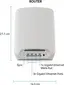 Netgear Orbi Wi-Fi 6, 760 series, AX5400, RBK763S, Router and 2x satellite set, 3er-Bundle