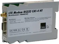 ConiuGo Industrial Railmount LTE GSM Modem CAT 4, RS232-Version